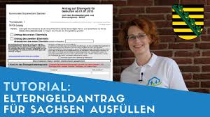 So kann ein elternteil 12 monate elterngeld beantragen und der andere zwei monate. Elterngeldantrag Fur Sachsen Ausfullen Tipps Youtube