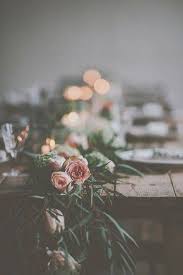 Garland Ideas On Tables Instead Of Centerpiece Domino Flowers Wedding Shoot Wedding