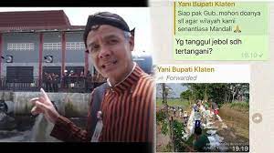 Ganjar menganggap dirinya orang yang paling bersalah saat menjawab saat membalas. Begini Cara Ganjar Pranowo Kontrol Banjir Di Jateng Grup Wa Berisi Bukan Orang Orang Sembarangan Tribunnews Com Mobile