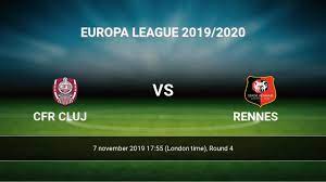 Totally, cfr cluj and rennes fought for 1 times before. Cfr Cluj Vs Rennes H2h 7 Nov 2019 Head To Head Stats Prediction