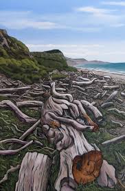 Painting By John Staniford New Zealand Artist New Zealand Art Landscape Art Maori Art