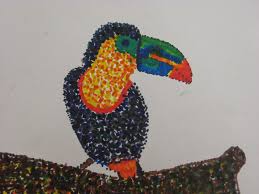 Miss Young S Art Room Pointillism Birds With 5th Grade Students Young Art Pointillism Elementary Art