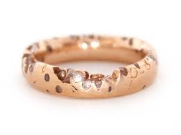 Constellation Ring With Small Sapphires Narrow Bespoke Designer Jewellery Polly Wales Wedding Rings Unique Wedding Bands Unique Wedding Bands