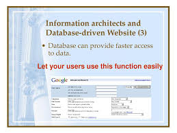 A database driven website is a website that has most of its content in a database. Database Driven Web Sites Ppt Download