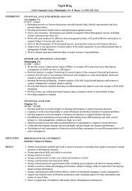 4 business analyst (ba) resume samples for 2021. Financial Analysis Resume Samples Velvet Jobs