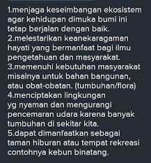 Check spelling or type a new query. 5 Manfaat Dan Kewajiban Kita Terhadap Hewan Dan Tumbuhan Langka Plis Guru Gw Suruh Ulang Materi Dan Brainly Co Id