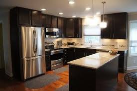 Dark Chocolate Cabinets Design Ideas Pictures Remodel And Decor Kitchen Design Small Kitchen Design Kitchen Remodel Small