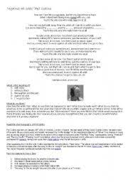 1 the song's lyrics are from the perspective of a man whose relationship is failing, due to his lover's neglect. Phil Collins Against All Odds Lyrics Esl Worksheet By Valmule