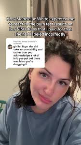 Burn Test Reaction to $150 Dress Result