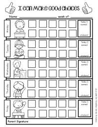 Positive Behavior Support Weekly Sticker Chart For Good