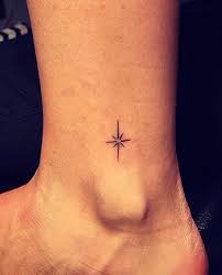 Shining Star Foot Tattoos Cute Ankle Tattoos Leg Tattoos