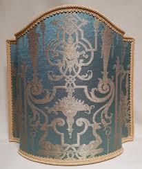 Italian lighting centre fortuny silk lampshades. Venetian Lamp Shade Aqua Blue Silk Lampas Brocade Fabric Rubelli Aida Pattern Half Lampshade Handmade In Italy Lamp Shade Fortuny Fabric Aqua Blue