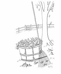 Bushel Basket Full Of Fall Leaves Fall Coloring Sheets Basket Drawing Fall Colors