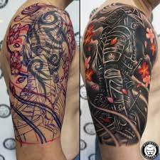 For starters, leg tattoos for guys are easy to cover up with slacks or jeans at the office. Tattoo Uberdeckung Phuket Thailand Tattoo Galerie