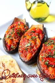Aubergines Farcies Au Four Aux Poivrons Recette Aubergines Farcies Recette Aubergine Farcie Recette