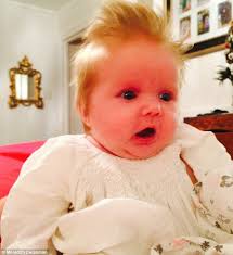 MailOnline readers share photos of their VERY hirsute babies