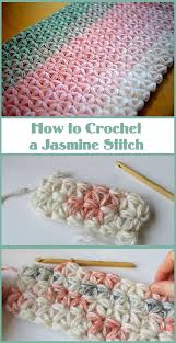 How To Crochet A Jasmine Stitch Design Peak Crochet Jasmine Stitches Crochet Basics Crochet