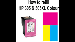 Ink cartridges, toner and refills. Refill Cartridge Hp 305 305xl Color Hp Deskjet 2320 2710 2720 Youtube