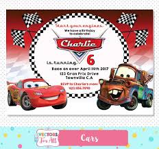 Disney Cars Invitation Disney Cars Party Disney Cars Invite Disney Cars Birthday Birthday Invitations Kids Disney Cars Birthday Disney Cars Party