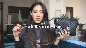 What S In My Bag Saint Laurent Medium College Bag Youtube