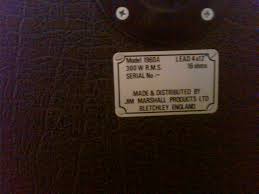Jeff beck uses some forum and two channel 50 watter with c. Info On My Marshall Gear Gearspace Com