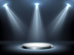 Baixe Palco Do Podio Redondo Em Raios Holofotes Realistas Gratuitamente Poster Background Design Studio Background Images Photoshop Digital Background
