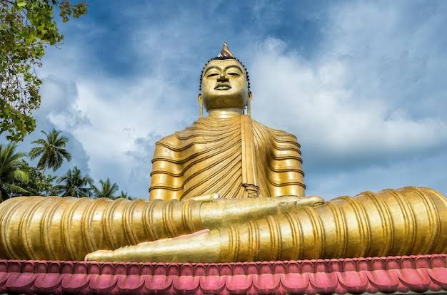 Wewurukannala giant Buddha statue Dickwella south coast Sri Lanka