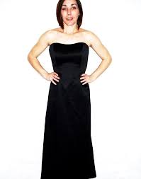 David S Bridal Black Strapless Full Length Dress Full Length Dress Bridesmaid Dresses Strapless Dresses