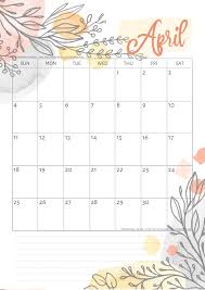 Download printable april 2021 calendar. April 2021 Calendar Pretty Printable Template Cute Freebies For You