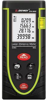 It is always important to take accurate measurements when doing any sort of design like home decor or diy carpentry. Sndway 6 Key Digital Laser Distance Meter Tape Measure Range Finder Range 40m 131ft Price From Souq In Saudi Arabia Yaoota