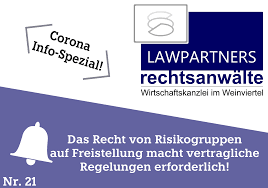 Råda er baserte på kva slags risikogruppe ein høyrer til. Corona Info Spezial Das Recht Von Risikogruppen Auf Freistellung Macht Vertragliche Regelungen Erforderlich Lawpartners Rechtsanwalte