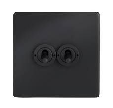 Matt Black Toggle Switch Matt Black Light Toggle Black Light Switch Light Switch Designer Light Switches