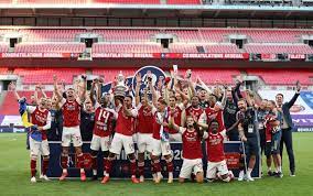 Arsenal have won their last two meetings with chelsea in all competitions, last beating the blues in three consecutive games between march 2003 and february 2004 (four in a row). Football Aubameyang Double Helps Arsenal Beat Chelsea For 14th Fa Cup Trophy The Star