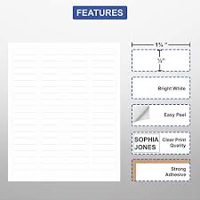 A complete guide to a perfect french macaron is a post which is going to help you create the perfect macaron and answer all your macaron related queries. Tyh Supplies Address Labels 0 5 X 1 75 Inch White Matte 2000 Labels Laser Inkjet Printer Strong Adhesive Compatible With Avery 8167 Template Pricepulse