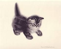 In Praise Of Clare Turlay Newberry I Love These Charcoal Cat Sketches Cats Illustration Cat Sketch Watercolor Cat