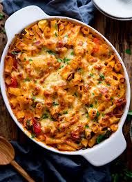 In a small bowl, combine the panko, remaining 1/2 tsp olive oil, and remaining 1/4 tsp old bay. Vegetable Pasta Bake Nicky S Kitchen Sanctuary