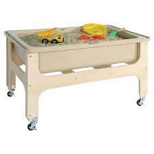 Deluxe Sand Water Table Tot Size W O Lid In 2020 Sand And Water Table Sand And Water Wood Design