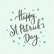 Patrick's day with cards you customize and share. Happy St Patricks Day Simple Lettering Calligraphy Postcard Royalty Free Cliparts Vectors And Stock Illustration Image 52370090