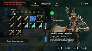 The Legend Of Zelda Breath Of The Wild читы User Interface In The Legend Of Zelda Breath Of The Wild Breath Of The Wild Legend Of Zelda User Interface