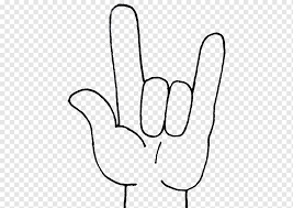 Alles rund um kostüme & verkleiden. Sign Of The Horns Rock Music Hand Hand Gestures S White Face Monochrome Png Pngwing