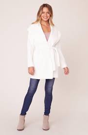 Take Cover Hooded Wrap Coat