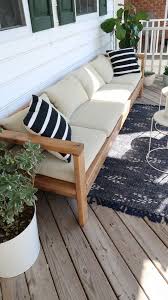 Restoration Hardware Knock Off Extra Long Outdoor Couch Megan Bell Patio Couch Diy Outdoor Couch Outdoor Couch Diy