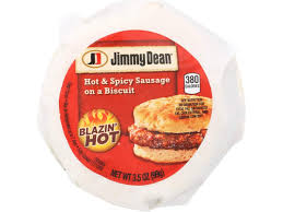 Separate in half between the sausage and egg. Jimmy Dean Blazin Hot Sausage Biscuit Sandwich 3 5 Ounce 12 Per Case Amazon Com Grocery Gourmet Food