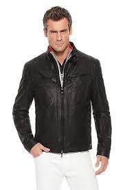 Nogaro Leather Biker Jacket Jackets Men Fashion Jackets Leather Jacket Men
