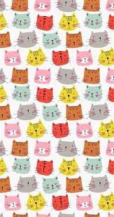 Cat Pattern Wallpaper Cat Pattern Cats Illustration Cat Wallpaper