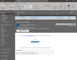 Encrypted email - not opening in Outlook desktop app : r/Office365