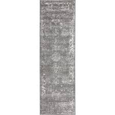 Black And Beige Runner Rug Unique Loom Sofia Casino Dark Gray 2 0 X 6 7 Runner Rug 3134054 Area Rugs Rug Runner Rugs