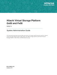 Oct 20, 2021 · hitachi, ltd. Hitachi Vsp F400 Vsp G600 Vsp G800 System Administration Manual Manualzz