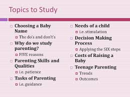Find out which tests are done. Unit 1 Test Outline October 30 Th Topics To Study Choosing A Baby Name The Do S And Don T S Why Do We Study Parenting Five Reasons Parenting Ppt Download