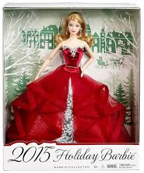 Barbie 2015 Holiday Doll Chr76 Holiday Barbie Dolls Red Christmas Dress Barbie Collector Dolls